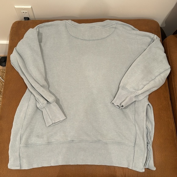 Aerie oversized sweatshirt light blue size XS - Picture 5 of 7